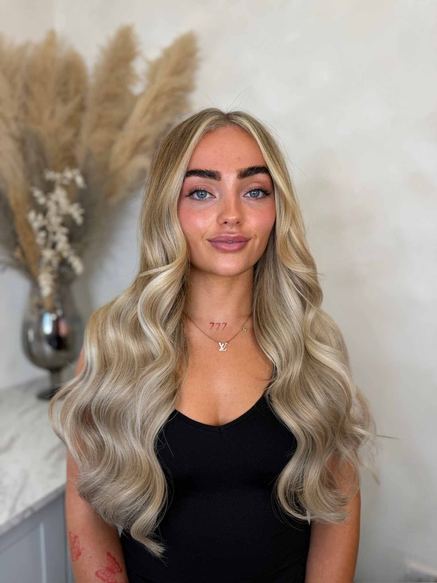 After Maison Vellor extensions, added length and volume